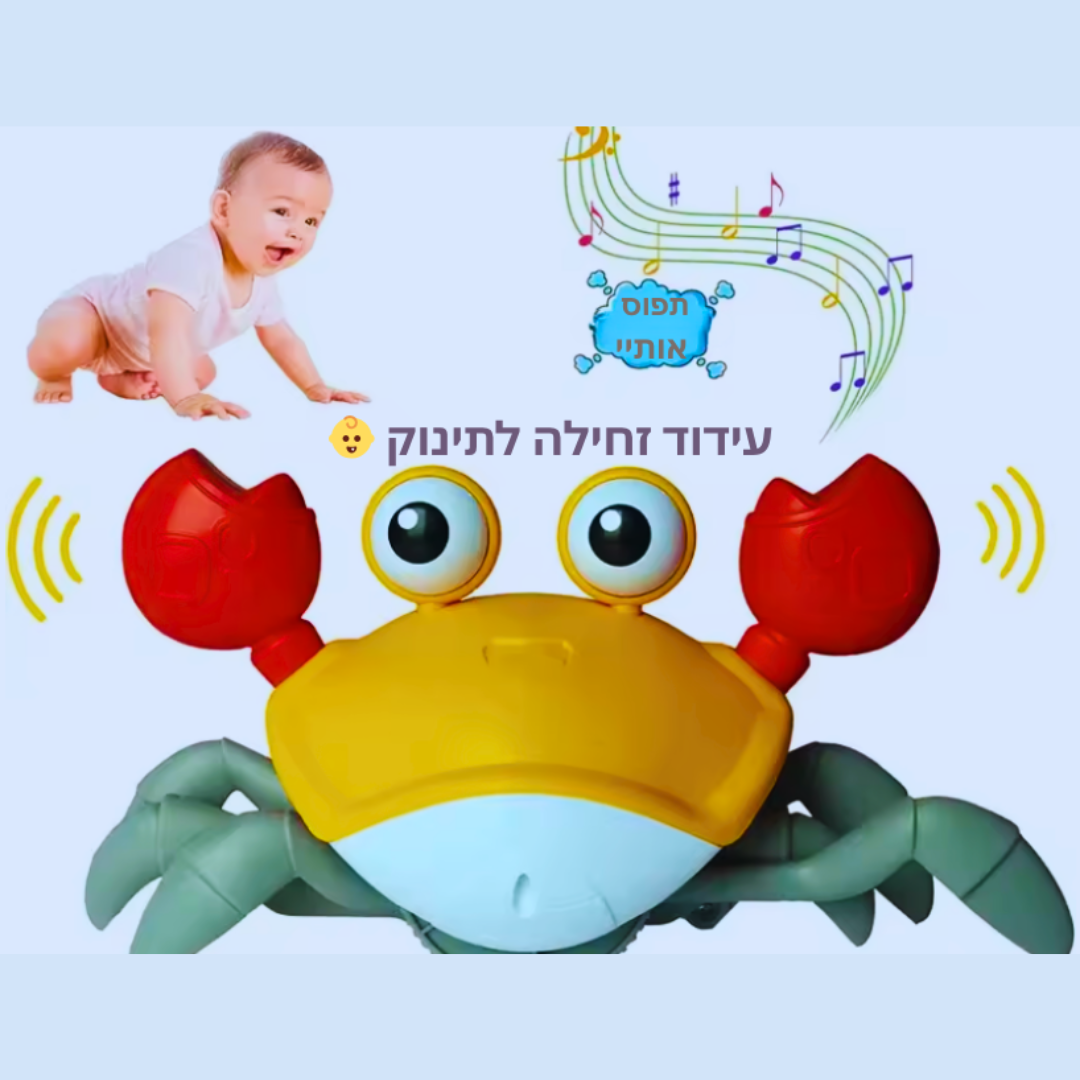 מר קראב המרקד- מעודד זחילה וחיזוק הגוף 🦀