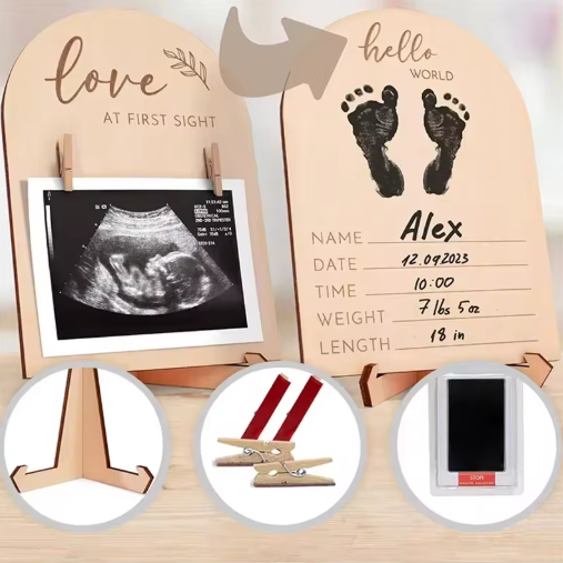 🖼️👶 מסגרת אולטרסאונד לעיצוב חדר התינוק