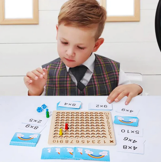 משחק ללימוד לוח הכפל בשיטת המונטסורי ➗📏