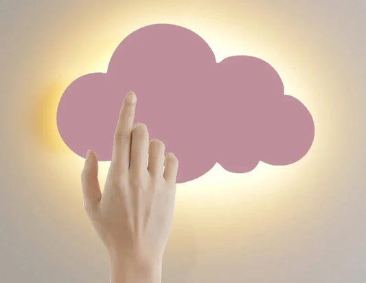 ☁️💡 מנורת ענן קסומה לחדר התינוק 👶🌙