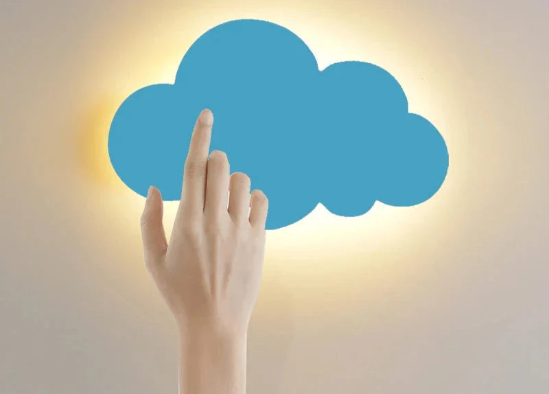 ☁️💡 מנורת ענן קסומה לחדר התינוק 👶🌙
