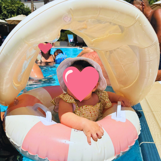 הגלגגון – גלגל ים מתנפח עם גגון מושלם לקיץ 👶🛟