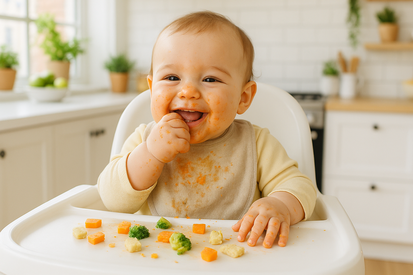 baby eating