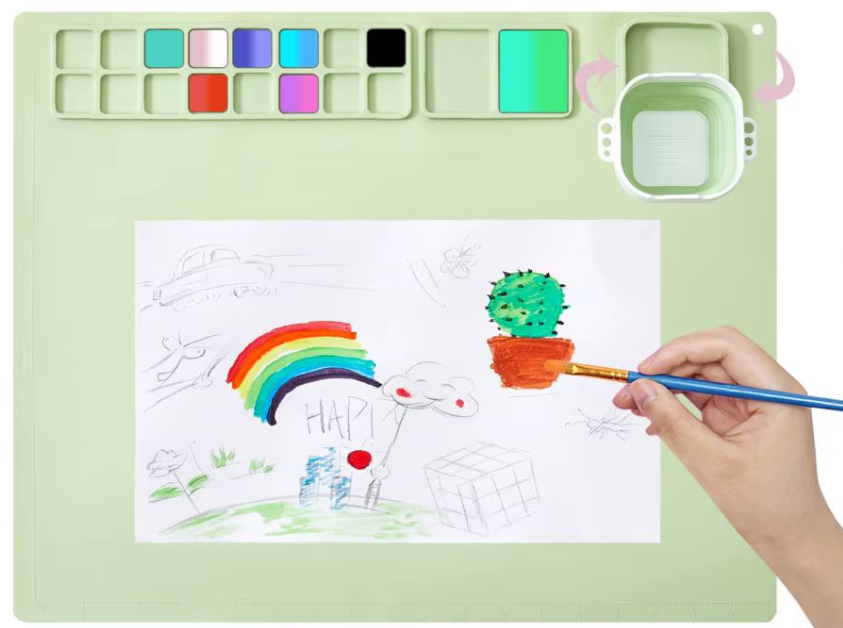 משטח סיליקון ליצירה – נקי, פשוט, מהנה 🎨